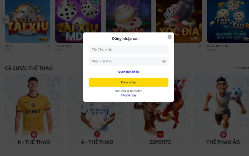 tài khoản cá cược trực tuyến